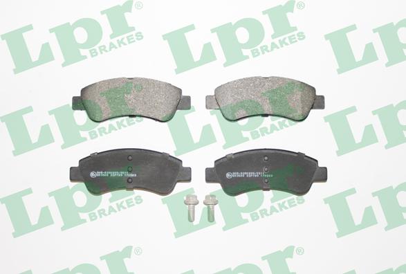 LPR 05P789 - Тормозные колодки, дисковые, комплект autospares.lv
