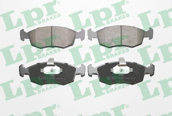 LPR 05P785 - Тормозные колодки, дисковые, комплект autospares.lv