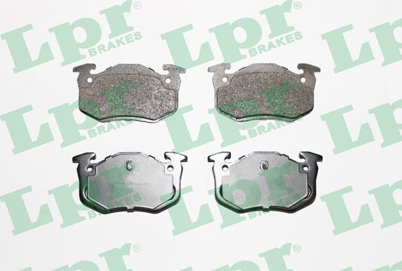 LPR 05P738 - Тормозные колодки, дисковые, комплект autospares.lv