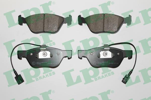 LPR 05P720 - Тормозные колодки, дисковые, комплект autospares.lv