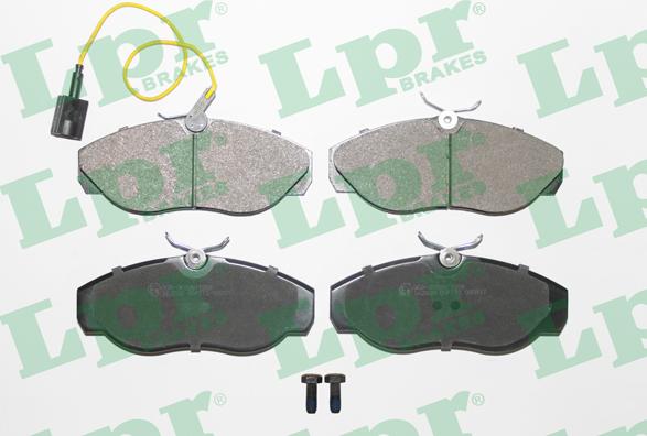 LPR 05P773 - Тормозные колодки, дисковые, комплект autospares.lv