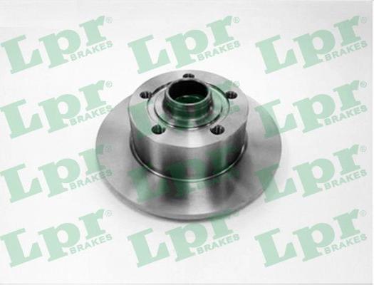 LPR A1481P - Тормозной диск autospares.lv
