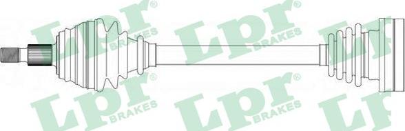 LPR DS43007 - Приводной вал autospares.lv