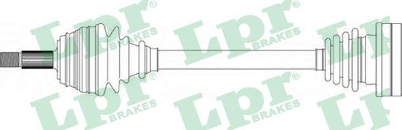 LPR DS51042 - Приводной вал autospares.lv