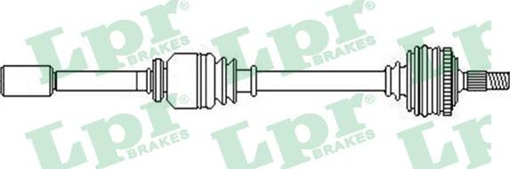 LPR DS52449 - Приводной вал autospares.lv