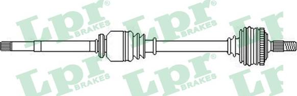 LPR DS52443 - Приводной вал autospares.lv