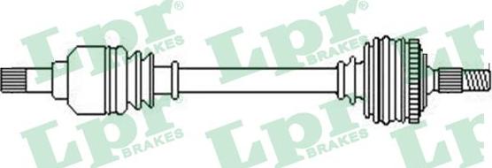 LPR DS52442 - Приводной вал autospares.lv