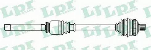 LPR DS52630 - Приводной вал autospares.lv