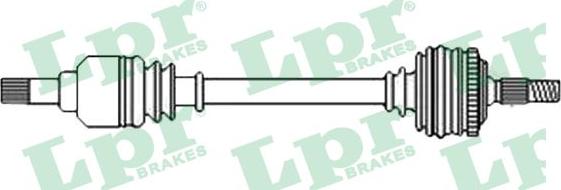 LPR DS52050 - Приводной вал autospares.lv