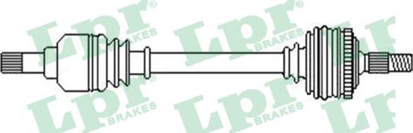 LPR DS52359 - Приводной вал autospares.lv