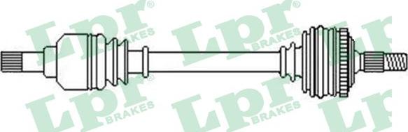 LPR DS52357 - Приводной вал autospares.lv