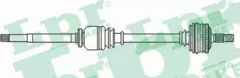 LPR DS52308 - Приводной вал autospares.lv