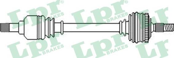 LPR DS52339 - Приводной вал autospares.lv