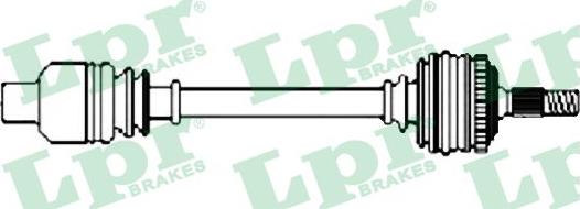 LPR DS52487 - Приводной вал autospares.lv