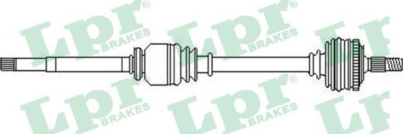 LPR DS52288 - Приводной вал autospares.lv