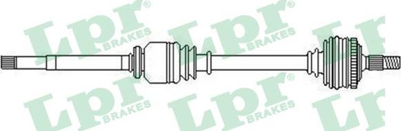 LPR DS52224 - Приводной вал autospares.lv