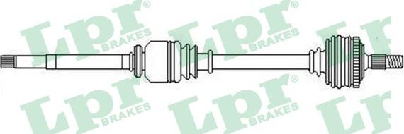 LPR DS52221 - Приводной вал autospares.lv