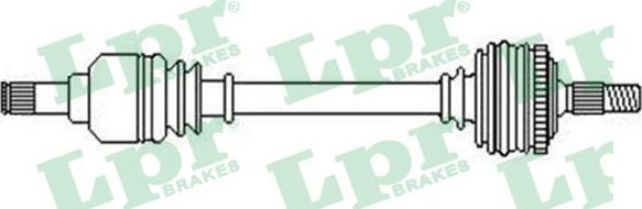 LPR DS52222 - Приводной вал autospares.lv