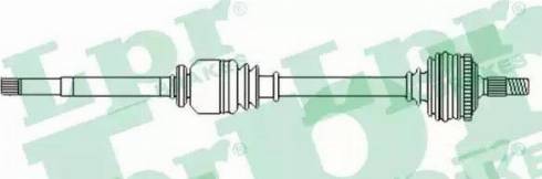 LPR DS52705 - Приводной вал autospares.lv