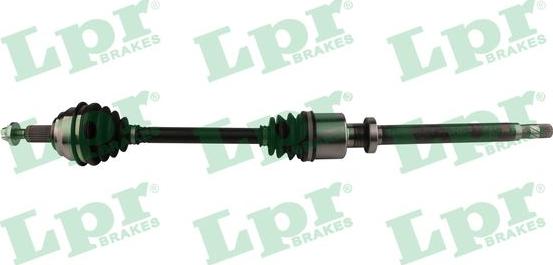 LPR DS60782 - Приводной вал autospares.lv