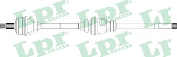 LPR DS16091 - Приводной вал autospares.lv