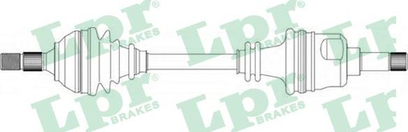 LPR DS16057 - Приводной вал autospares.lv