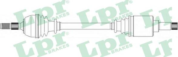 LPR DS16037 - Приводной вал autospares.lv