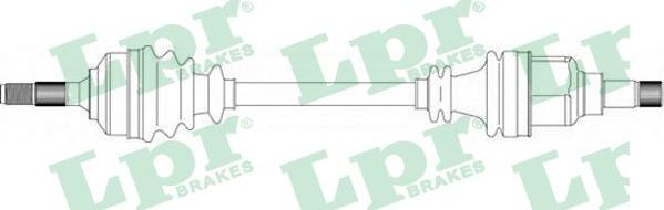 LPR DS16191 - Приводной вал autospares.lv