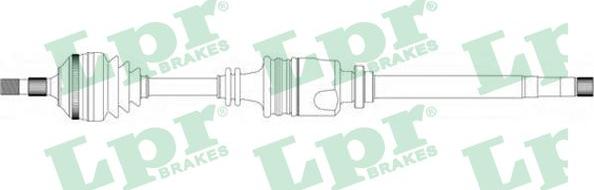 LPR DS16143 - Приводной вал autospares.lv