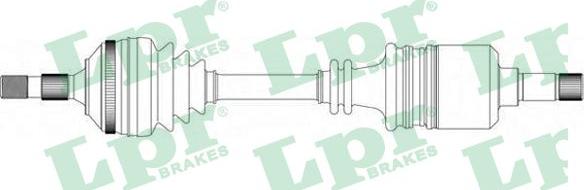 LPR DS16142 - Приводной вал autospares.lv