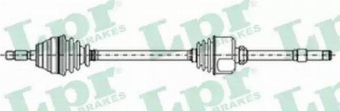 LPR DS16117 - Приводной вал autospares.lv