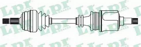 LPR DS16120 - Приводной вал autospares.lv