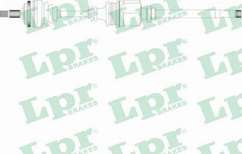 LPR DS16121 - Приводной вал autospares.lv