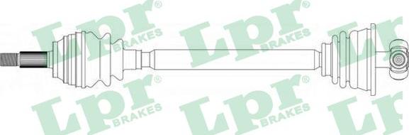 LPR DS39108 - Приводной вал autospares.lv