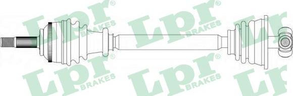 LPR DS39134 - Приводной вал autospares.lv