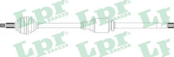 LPR DS39237 - Приводной вал autospares.lv