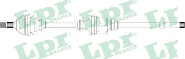 LPR DS38044 - Приводной вал autospares.lv