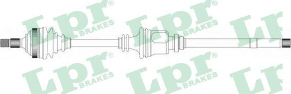 LPR DS38084 - Приводной вал autospares.lv