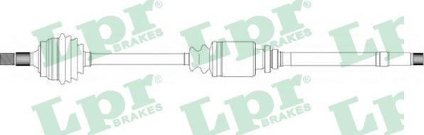 LPR DS38026 - Приводной вал autospares.lv