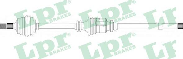 LPR DS38028 - Приводной вал autospares.lv