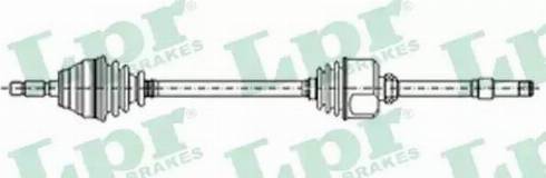 LPR DS38070 - Приводной вал autospares.lv