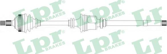 LPR DS38148 - Приводной вал autospares.lv