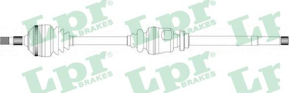 LPR DS38134 - Приводной вал autospares.lv