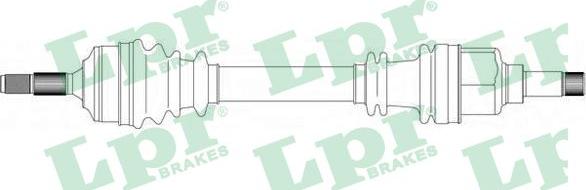 LPR DS38135 - Приводной вал autospares.lv