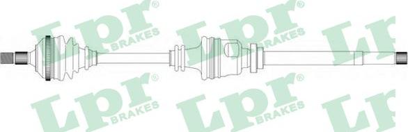 LPR DS38130 - Приводной вал autospares.lv