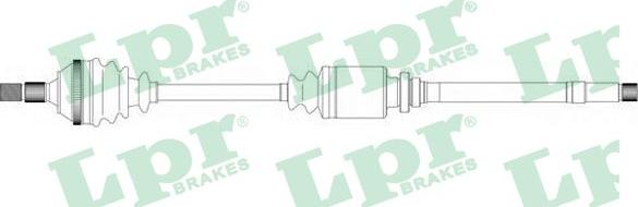 LPR DS38126 - Приводной вал autospares.lv