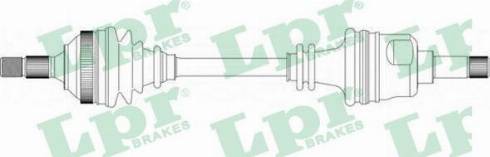 LPR DS38200 - Приводной вал autospares.lv