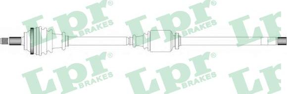 LPR DS37074 - Приводной вал autospares.lv