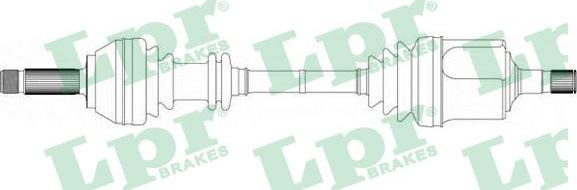 LPR DS20007 - Приводной вал autospares.lv