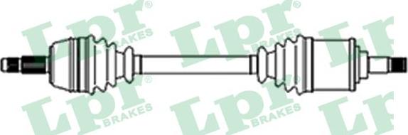 LPR DS21035 - Приводной вал autospares.lv